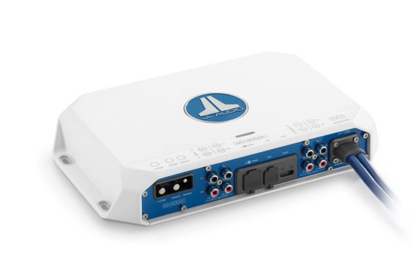 JL Audio MV400 4i 4 Ch. Class D Full-Range Marine Amplifier with Integrated DSP, 400 W Online now