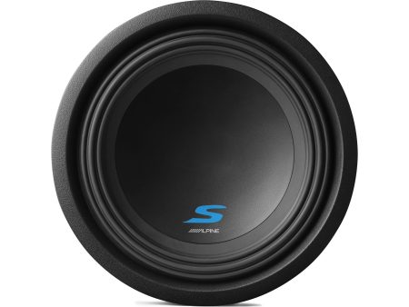 Alpine S-W10D2 S-Series 10  Subwoofer with Dual 2-ohm Voice Coils Supply