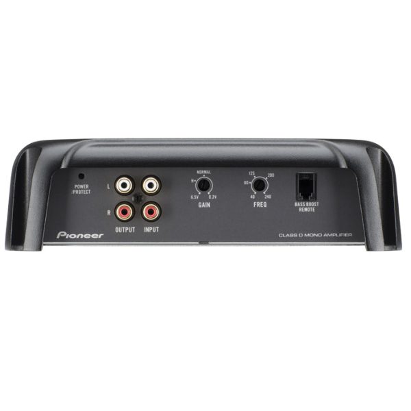 Pioneer GM-DX871 Class D Mono Amplifier with Gold-plated RCA Terminals, HQ Sound Parts and Wired Bass Boost Remote Online