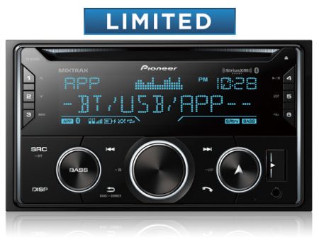 Pioneer FH-S722BS Double DIN CD Receiver with Enhanced Audio Functions, Improved Pioneer ARC App Compatibility, MIXTRAX®, Built-in Bluetooth®, and SiriusXM-Ready™ Fashion