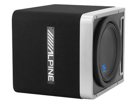 Alpine S-SB12V Single 12  Alpine Halo S-Series Preloaded Subwoofer Enclosure on Sale