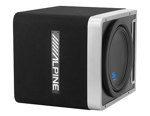 Alpine S-SB12V Single 12  Alpine Halo S-Series Preloaded Subwoofer Enclosure on Sale