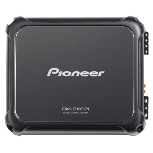 Pioneer GM-DX871 Class D Mono Amplifier with Gold-plated RCA Terminals, HQ Sound Parts and Wired Bass Boost Remote Online