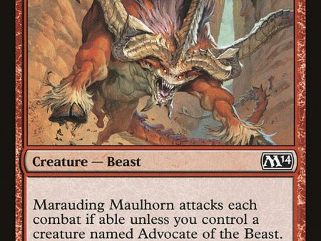 Marauding Maulhorn [Magic 2014] Online