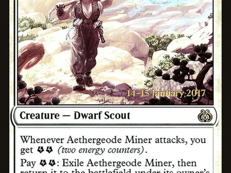 Aethergeode Miner [Aether Revolt Prerelease Promos] Sale